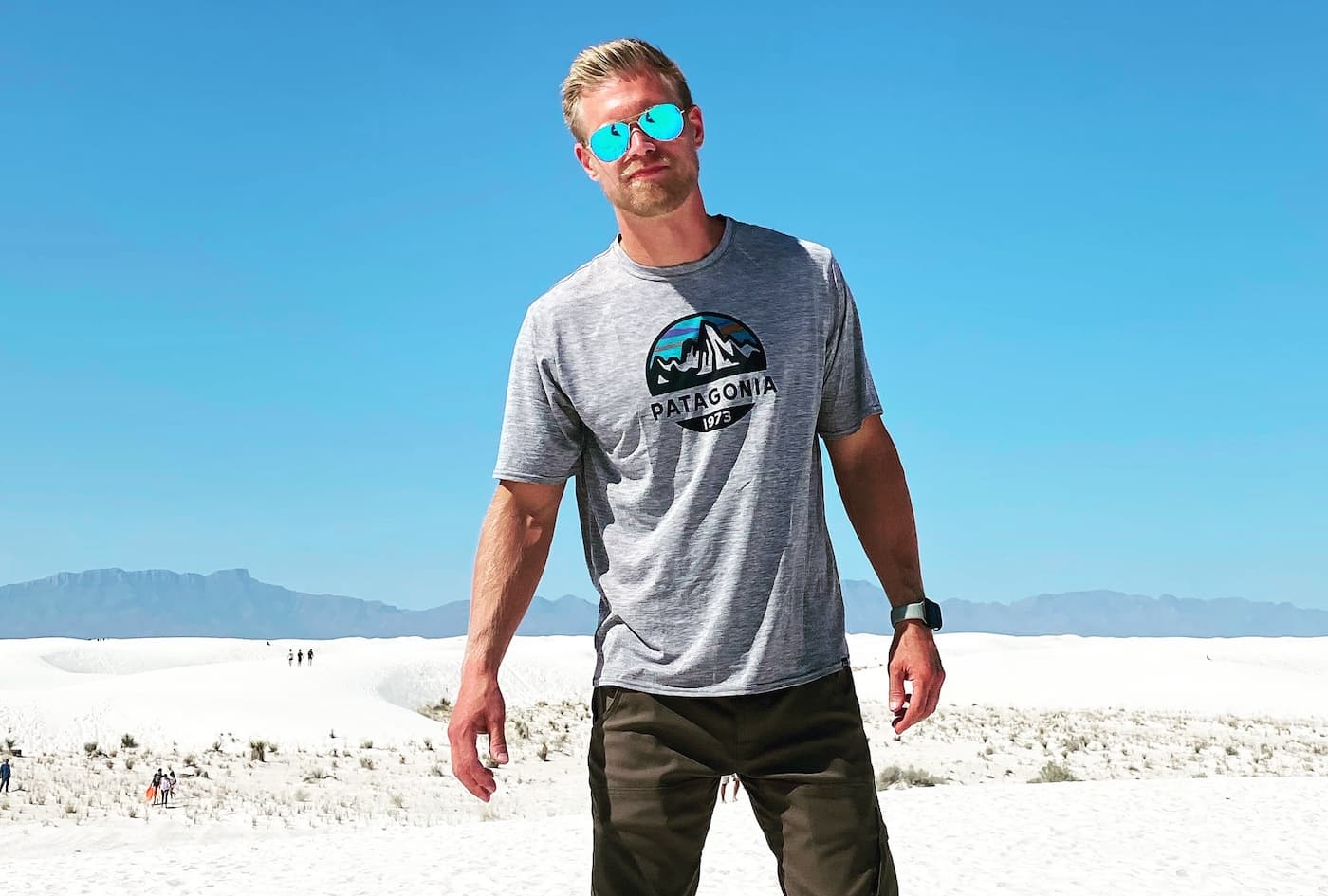 Justin at White Sands National Park